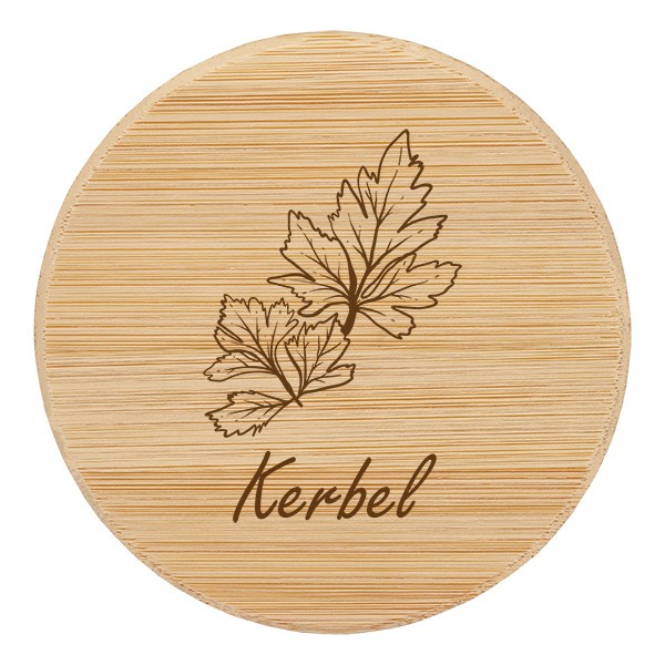 Holzdeckel &quot;Kerbel&quot; für WECK RR60